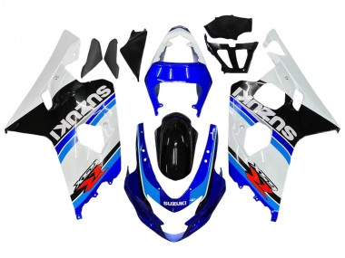 2004-2005 White Blue Black Red Suzuki GSXR 600 / GSXR 750 Motorcycle Fairing