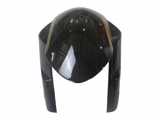 2006-2007 Glossy Black Gold Stripe Suzuki GSXR 600 / GSXR 750 Motorcycle Fairings