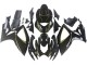 2006-2007 Glossy Black Gold Stripe Suzuki GSXR 600 / GSXR 750 Motorcycle Fairings