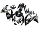 2006-2007 Glossy Black White Motul Lucky Strike Suzuki GSXR 600 / GSXR 750 Motorcycle Fairings