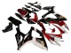 2006-2007 Red White Black Yellow Suzuki GSXR 600 / GSXR 750 Motorcycle Fairings
