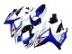 2006-2007 White Blue Glossy Black Red Suzuki GSXR 600 / GSXR 750 Motorcycle Fairings