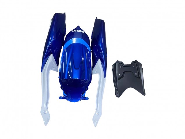 2008-2010 Blue White Red Suzuki GSXR 600 / GSXR 750 Motorcycle Fairing Kits