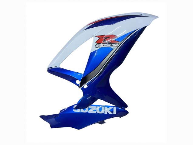 2008-2010 Blue White Red Suzuki GSXR 600 / GSXR 750 Motorcycle Fairing Kits