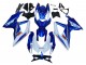 2008-2010 Blue White Red Suzuki GSXR 600 / GSXR 750 Motorcycle Fairing Kits