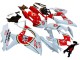 2008-2010 White Red Motul Lucky Strike Suzuki GSXR 600 / GSXR 750 Motorcycle Fairings