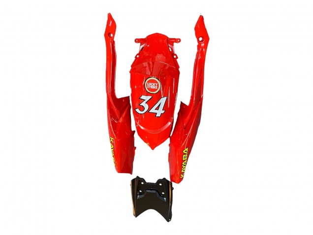 2008-2010 White Red Motul Lucky Strike Suzuki GSXR 600 / GSXR 750 Motorcycle Fairings