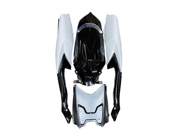 2008-2010 White Black Suzuki GSXR 600 / GSXR 750 Motorcycle Fairing
