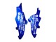 2008-2010 Blue Yellow Rizla Suzuki GSXR 600 / GSXR 750 Motorcycle Fairings