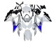 2008-2010 White Silver Blue Black Suzuki GSXR 600 / GSXR 750 Motorcycle Fairings