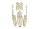 2008-2010 Cream White Red Black Suzuki GSXR 600 / GSXR 750 Motorcycle Fairings