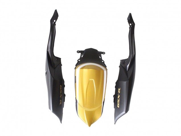 2008-2010 Matte Black White Gold Suzuki GSXR 600 / GSXR 750 Motorcycle Fairings