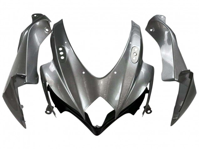 2008-2010 Matte Grey Black Suzuki GSXR 600 / GSXR 750 Motorcycle Fairings