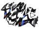 2008-2010 Glossy Black Blue Suzuki GSXR 600 / GSXR 750 Motorcycle Fairings