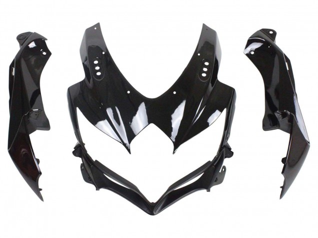 2008-2010 Glossy Black Blue Suzuki GSXR 600 / GSXR 750 Motorcycle Fairings