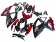 2008-2010 Red Glossy Black Suzuki GSXR 600 / GSXR 750 Motorcycle Fairing