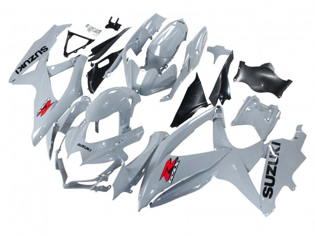 2008-2010 Glossy Grey Suzuki GSXR 600 / GSXR 750 Motorcycle Fairings