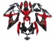 2008-2010 Red Glossy Black Suzuki GSXR 600 / GSXR 750 Motorcycle Fairings