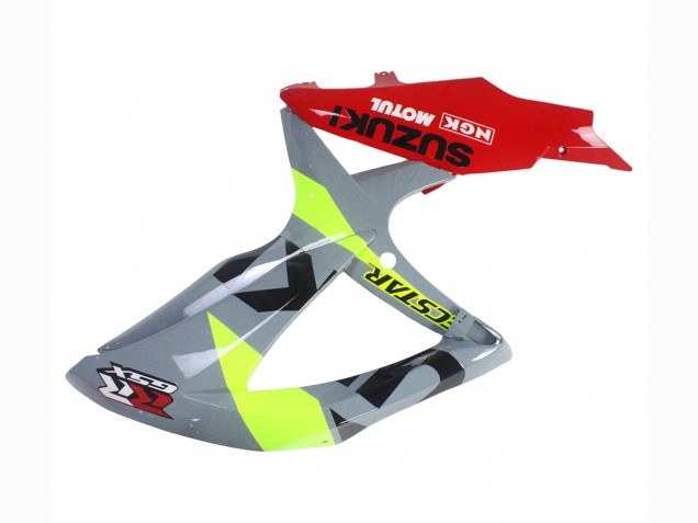 2008-2010 Grey Yellow Red Suzuki GSXR 600 / GSXR 750 Motorcycle Fairings