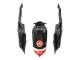 2008-2010 Glossy Black Red White Motul Lucky Strike Suzuki GSXR 600 / GSXR 750 Motorcycle Fairings