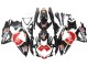 2008-2010 Glossy Black Red White Motul Lucky Strike Suzuki GSXR 600 / GSXR 750 Motorcycle Fairings