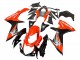 2011-2024 Red Glossy Black Suzuki GSXR 600 / GSXR 750 Motorcycle Fairings Kits