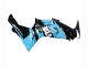 2011-2024 Glossy Black Light Blue Suzuki GSXR 600 / GSXR 750 Motorcycle Fairings
