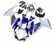 2011-2024 White Blue Red Suzuki GSXR 600 / GSXR 750 Motorcycle Fairing