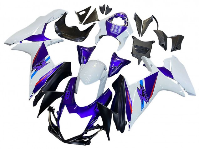 2011-2024 Blue Purple White Suzuki GSXR 600 / GSXR 750 Motorcycle Fairings
