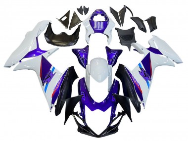 2011-2024 Blue Purple White Suzuki GSXR 600 / GSXR 750 Motorcycle Fairings