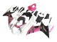 2011-2024 White Pink Black Corona Suzuki GSXR 600 / GSXR 750 Motorcycle Fairings