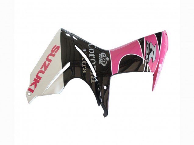 2011-2024 White Pink Black Corona Suzuki GSXR 600 / GSXR 750 Motorcycle Fairings