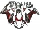 2011-2024 Glossy Black Red Flame Suzuki GSXR 600 / GSXR 750 Motorcycle Fairings