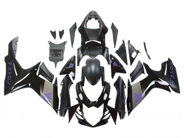 2011-2024 Matte Black Grey Purple Suzuki GSXR 600 / GSXR 750 Motorcycle Fairings