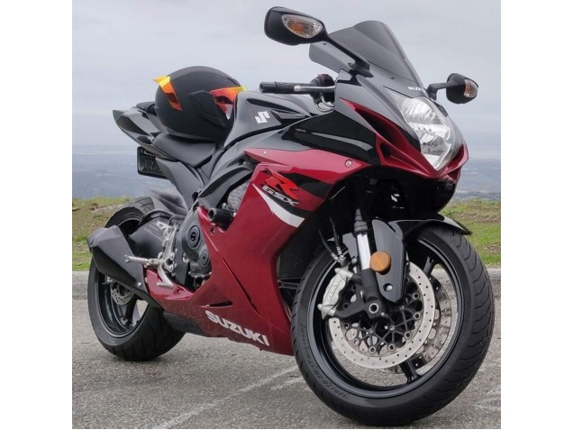 2011-2024 Red Glossy Black Suzuki GSXR 600 / GSXR 750 Bike Fairings