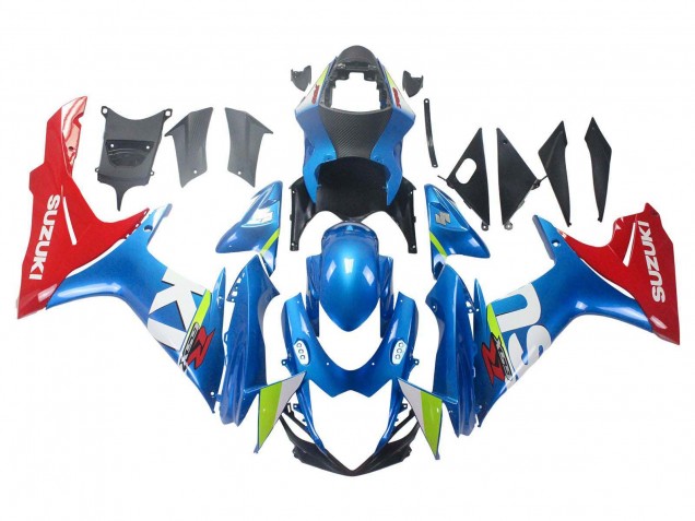 2011-2024 Blue Red Suzuki GSXR 600 / GSXR 750 Motorcycle Fairings