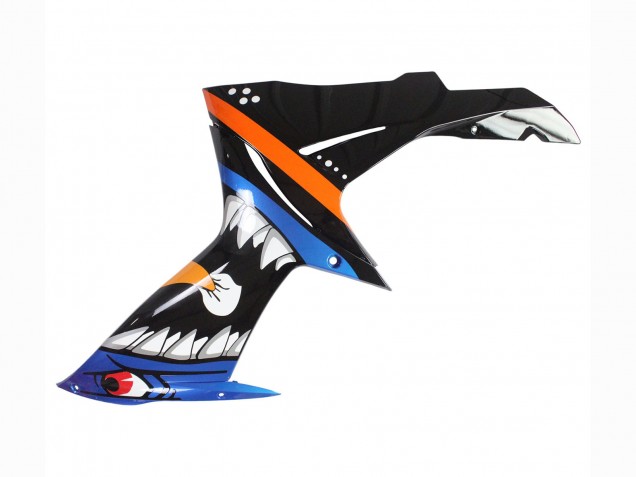 2011-2024 Light Blue Orange Black White Shark 46 Suzuki GSXR 600 / GSXR 750 Motorcycle Fairings