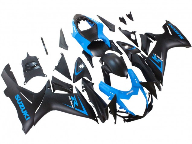 2011-2024 Blue Matte Black Suzuki GSXR 600 / GSXR 750 Motorcycle Fairing