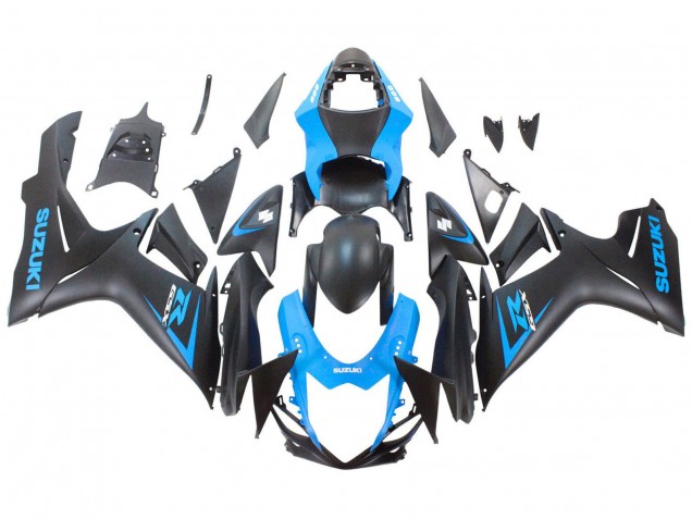 2011-2024 Blue Matte Black Suzuki GSXR 600 / GSXR 750 Motorcycle Fairing