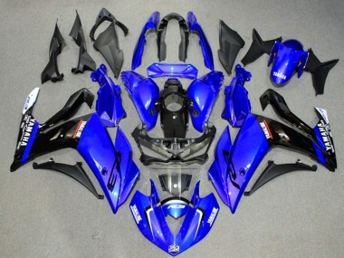 2015-2018 Blue Glossy Black Yamaha YZF R3/R25 Motorcycle Fairings