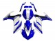 2015-2018 White Blue Black Racing Yamaha YZF R3/R25 Motorcycle Fairings