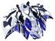 2015-2018 White Blue Black Yamalube Yamaha YZF R3/R25 Motorcycle Fairings