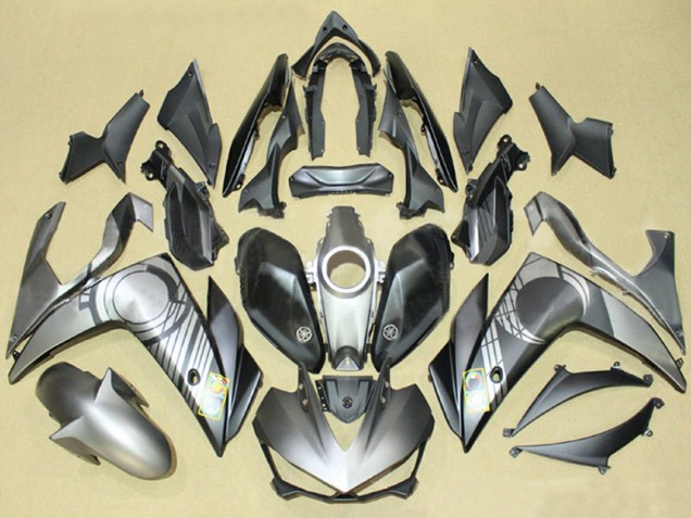 2015-2018 Grey Black Yamaha YZF R3/R25 Motorcycle Fairings