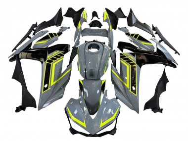 2015-2018 Nardo Grey Neon Yellow Black Yamaha YZF R3/R25 Motorcycle Fairings