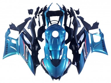 2019-2021 Blue Black Yamaha YZF R3/R25 Motorcycle Fairing
