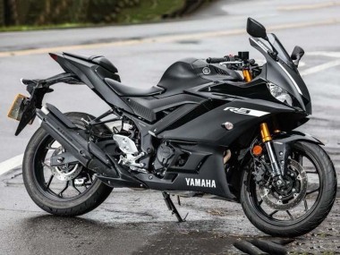 2019-2021 Matte Black Silver Yamaha YZF R3/R25 Motorcycle Fairings