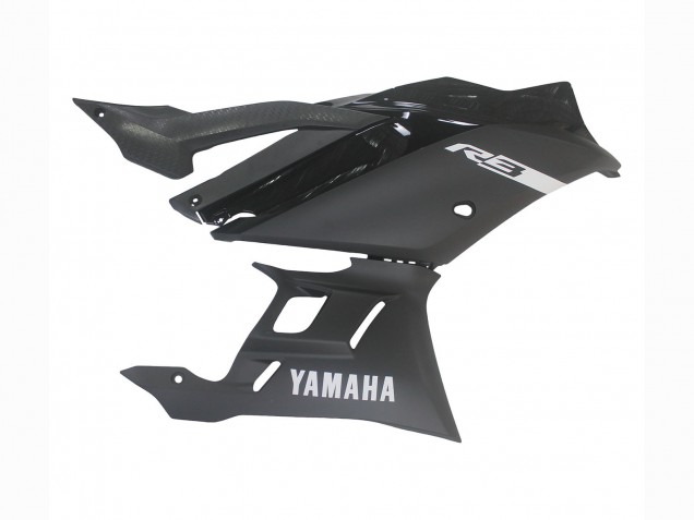 2019-2021 Matte Black Silver Yamaha YZF R3/R25 Motorcycle Fairings