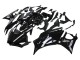 2019-2021 Glossy Black White Yamaha YZF R3/R25 Motorcycle Fairings