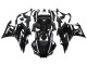2019-2021 Glossy Black White Yamaha YZF R3/R25 Motorcycle Fairings