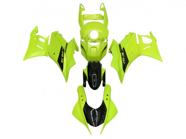 2019-2021 Neon Green Black Yamaha YZF R3/R25 Motorcycle Fairings